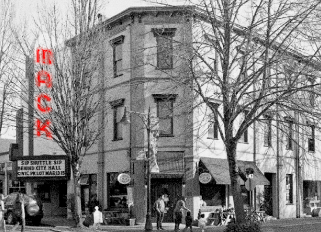 The MACK Theater at Cook’s Hotel The MACK Theater in the Yamhill Hotel, McMinnville, Oregon